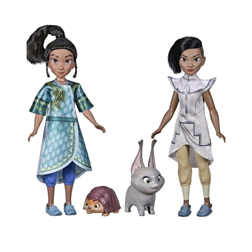 New Disney's Raya & The Last Dragon Young Raya & Namaari Fashion Doll 2 Pack